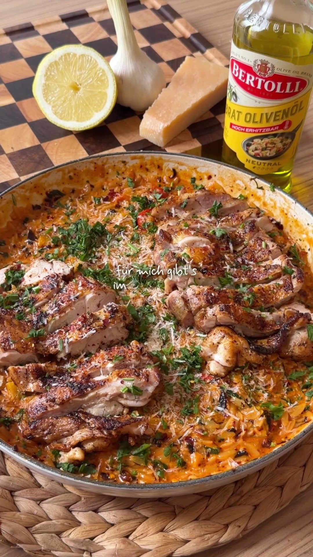 Mediterranean Chicken Orzo