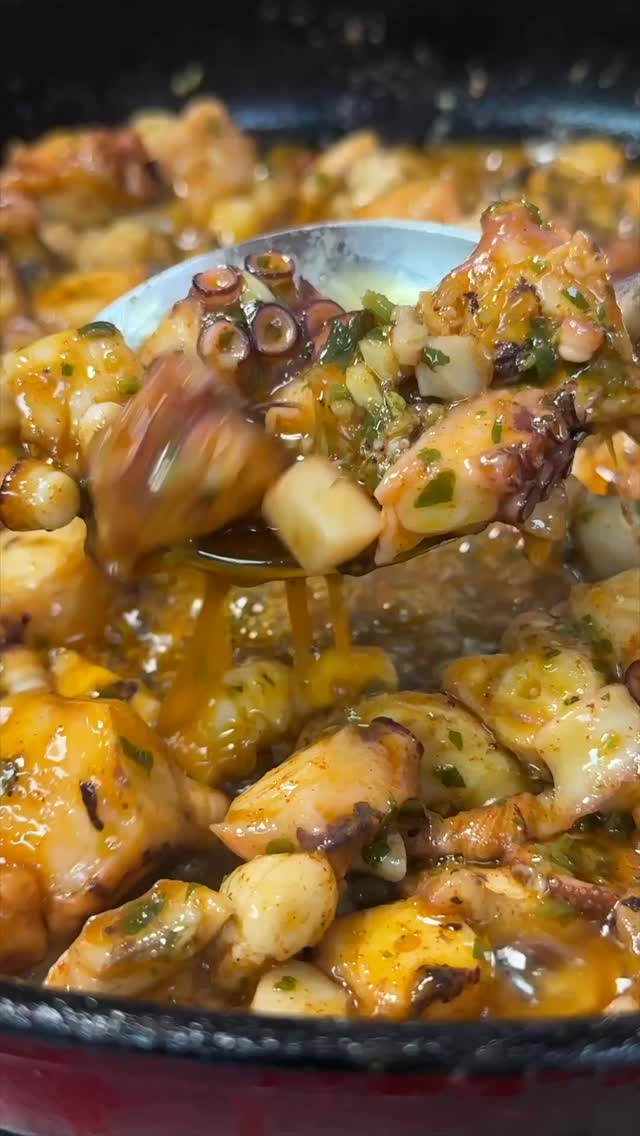 Garlic Octopus and Cuttlefish for Rice Dishes