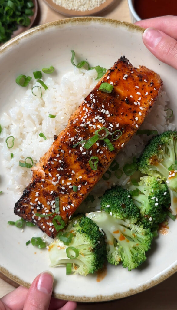 Juicy Air Fryer Salmon (10 minutes)
