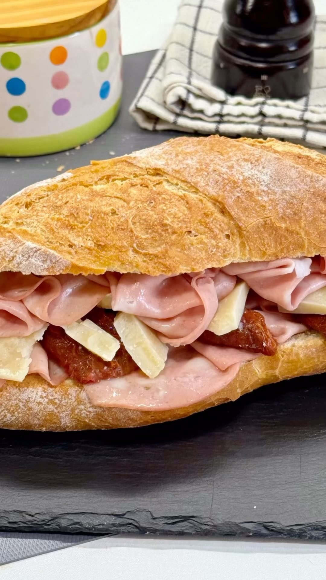 Italian Sandwiches: Caprese and Mortadella