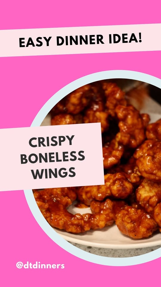Crispy Boneless Wings