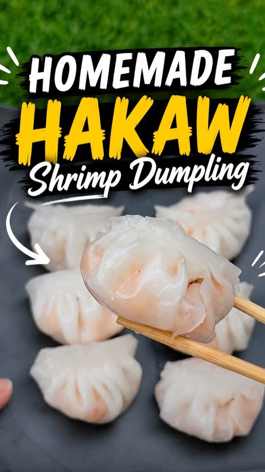 Homemade Shrimp Hakaw