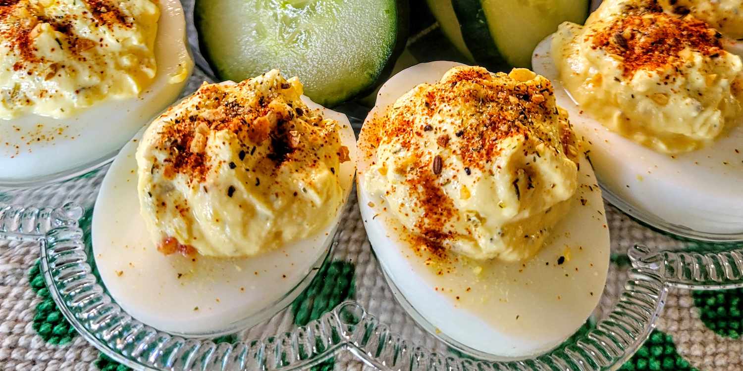 Mediterranean Deviled Eggs
