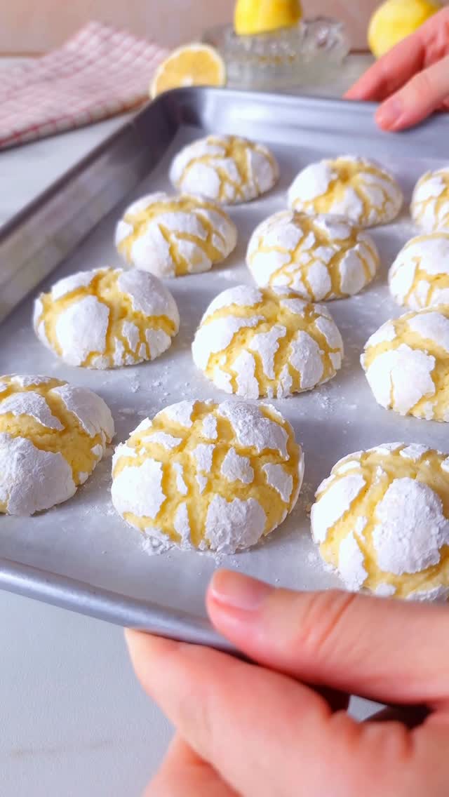 Gluten-Free Lemon Crinkle Cookies