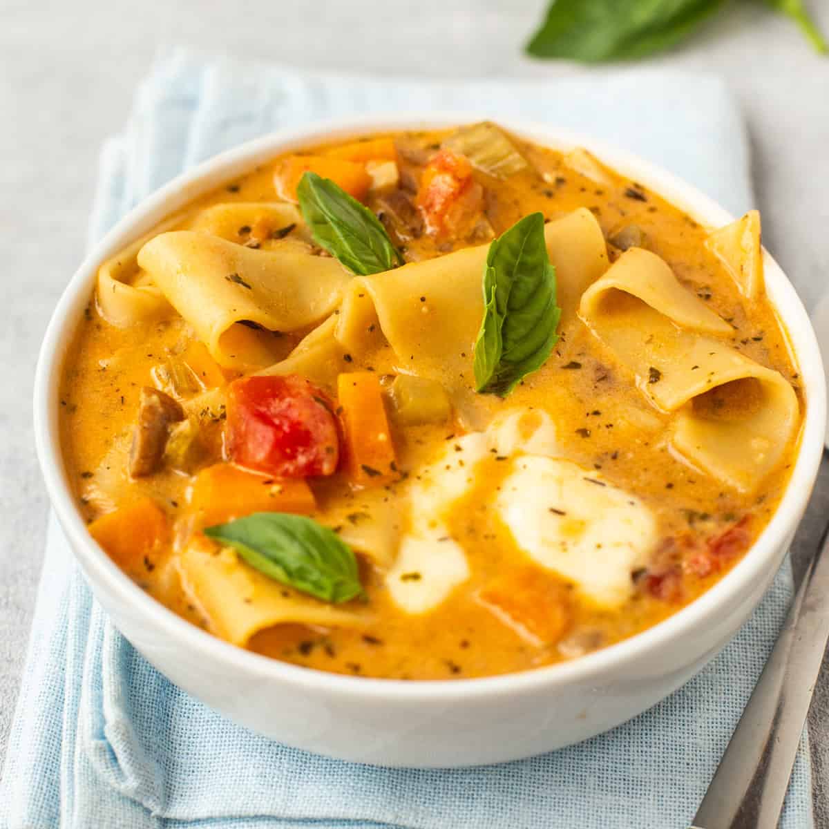 Vegetarian Lasagne Soup