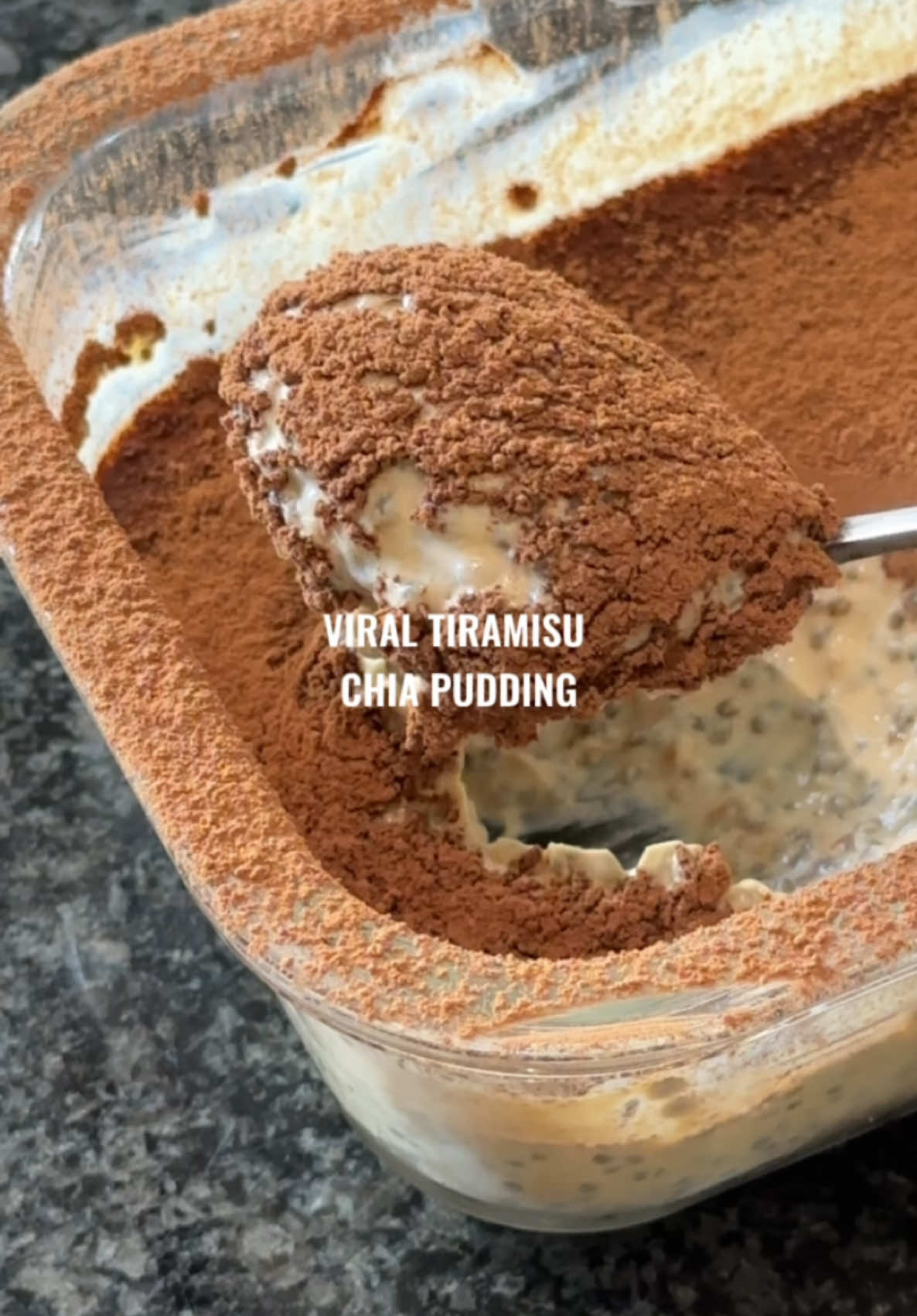 Viral Tiramisu Chia Seed Pudding