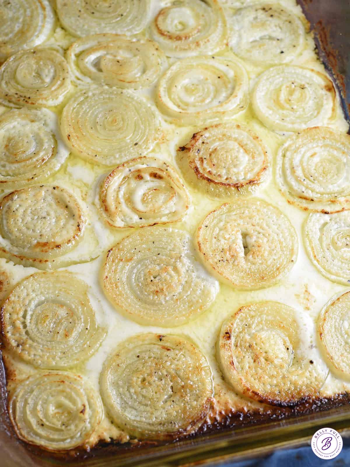 Roasted Creamed Onions