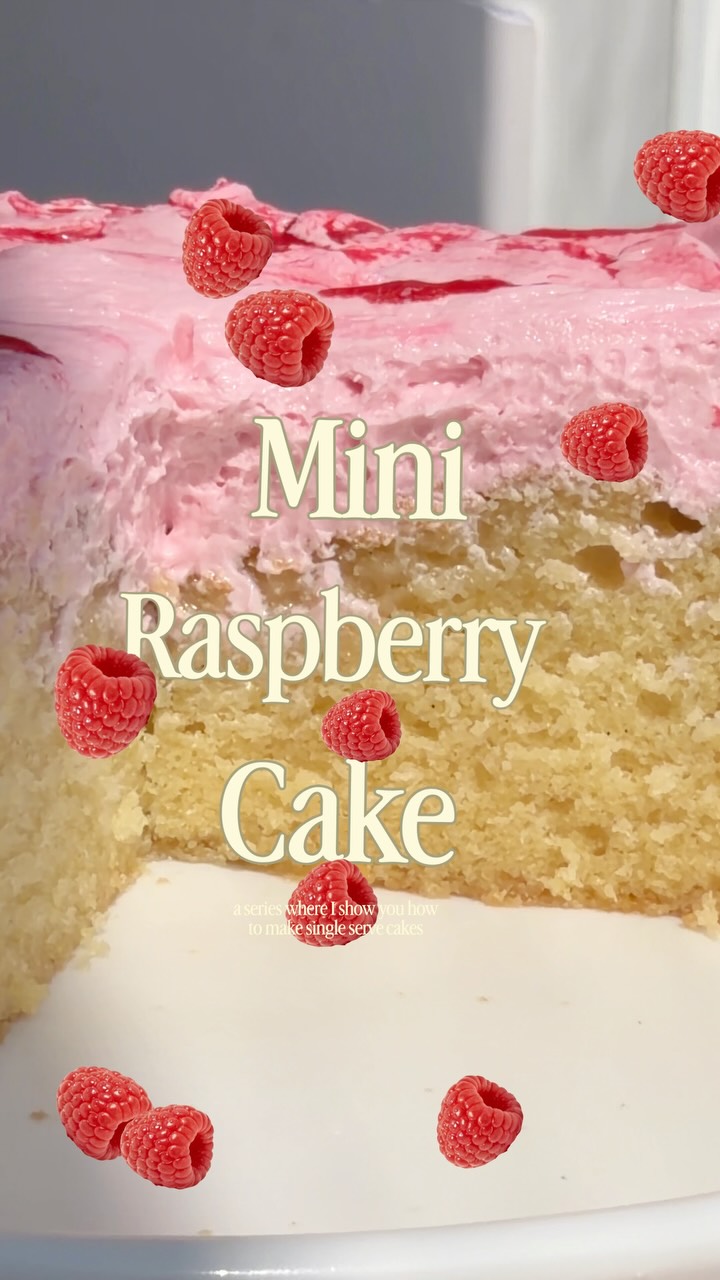 Just Enough Raspberry Cake