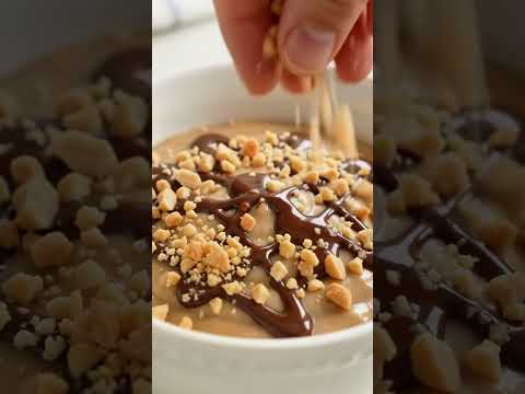 Healthy Reese's Cottage Cheese Pudding
