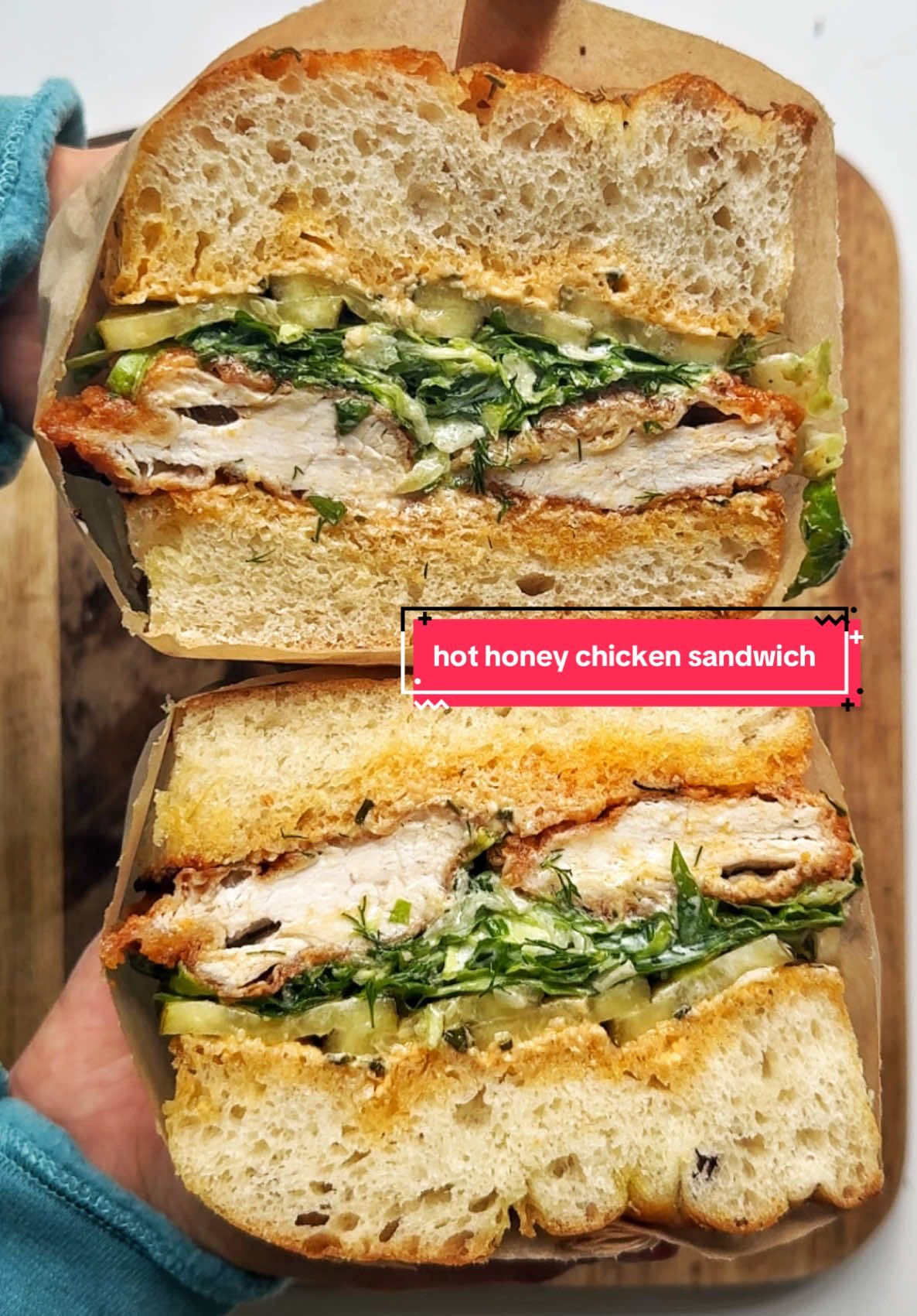 Lazy Hot Honey Chicken Sandwich