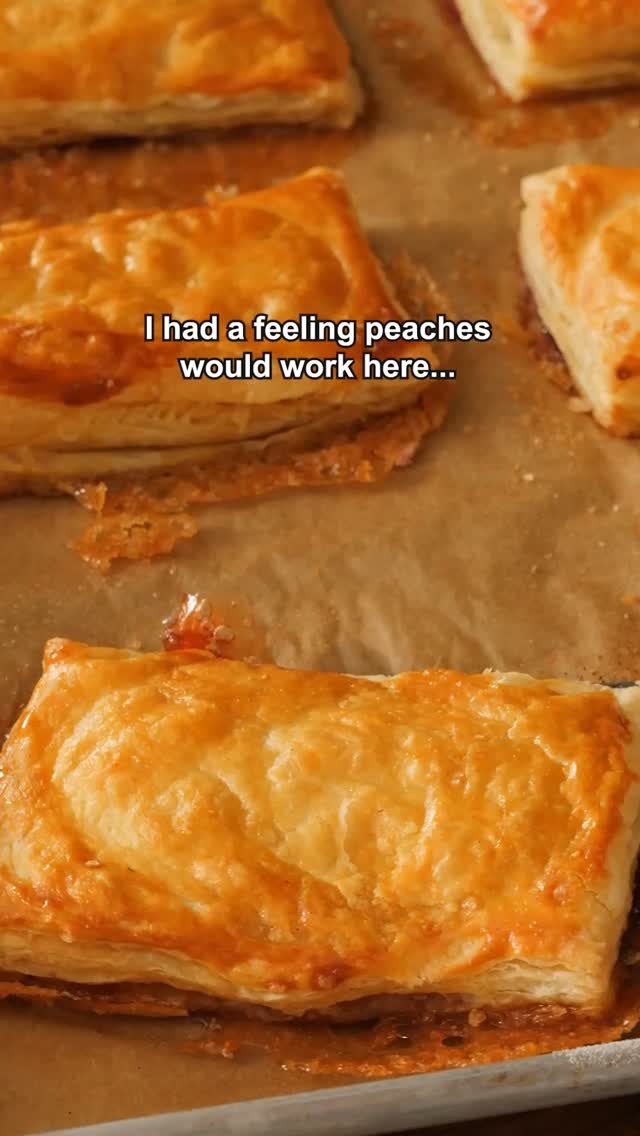 Peaches and Cream Upside-Down Tarts