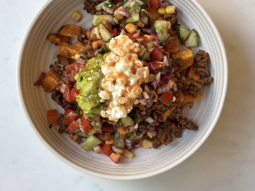 Viral Hot Honey Beef Taco Bowl