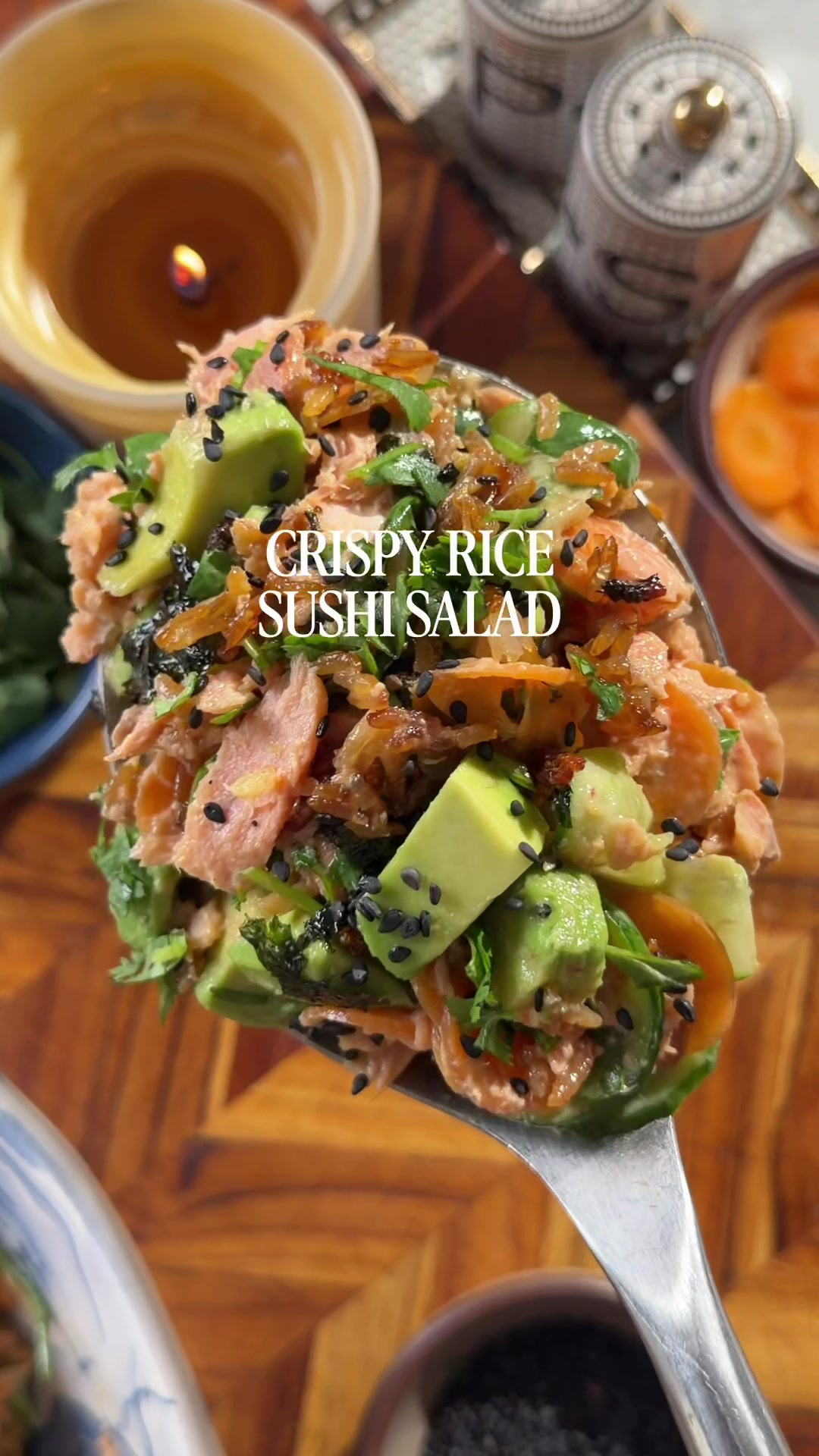 Crispy Rice Sushi Salad