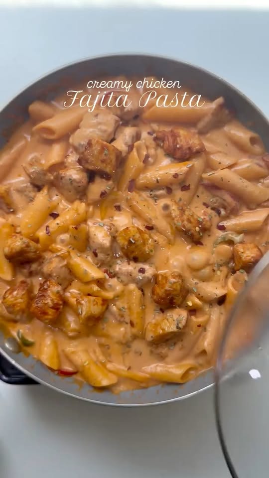 Creamy Chicken Fajita Pasta