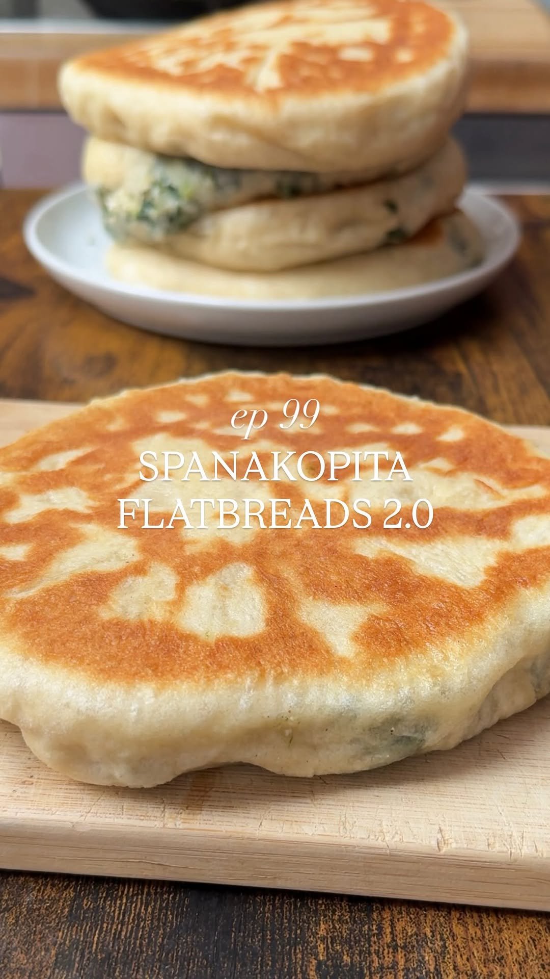 Spanakopita Stuffed Flatbreads