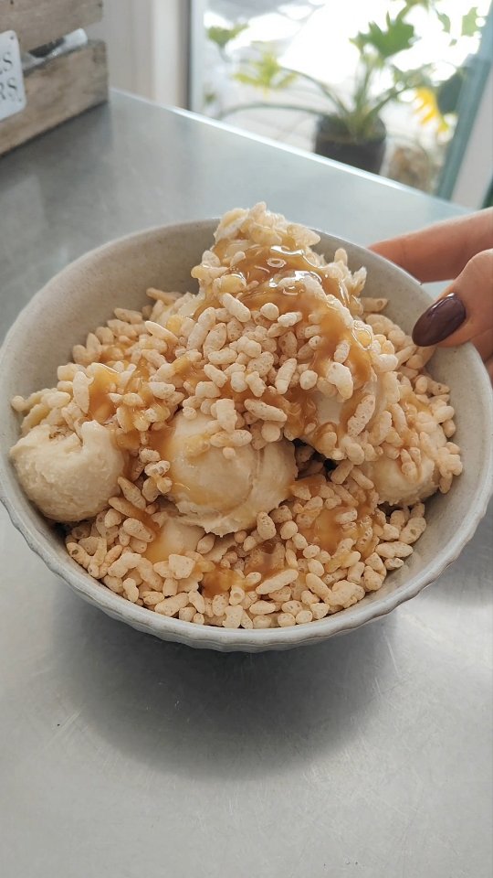 Salted Caramel Protein Ice Cream