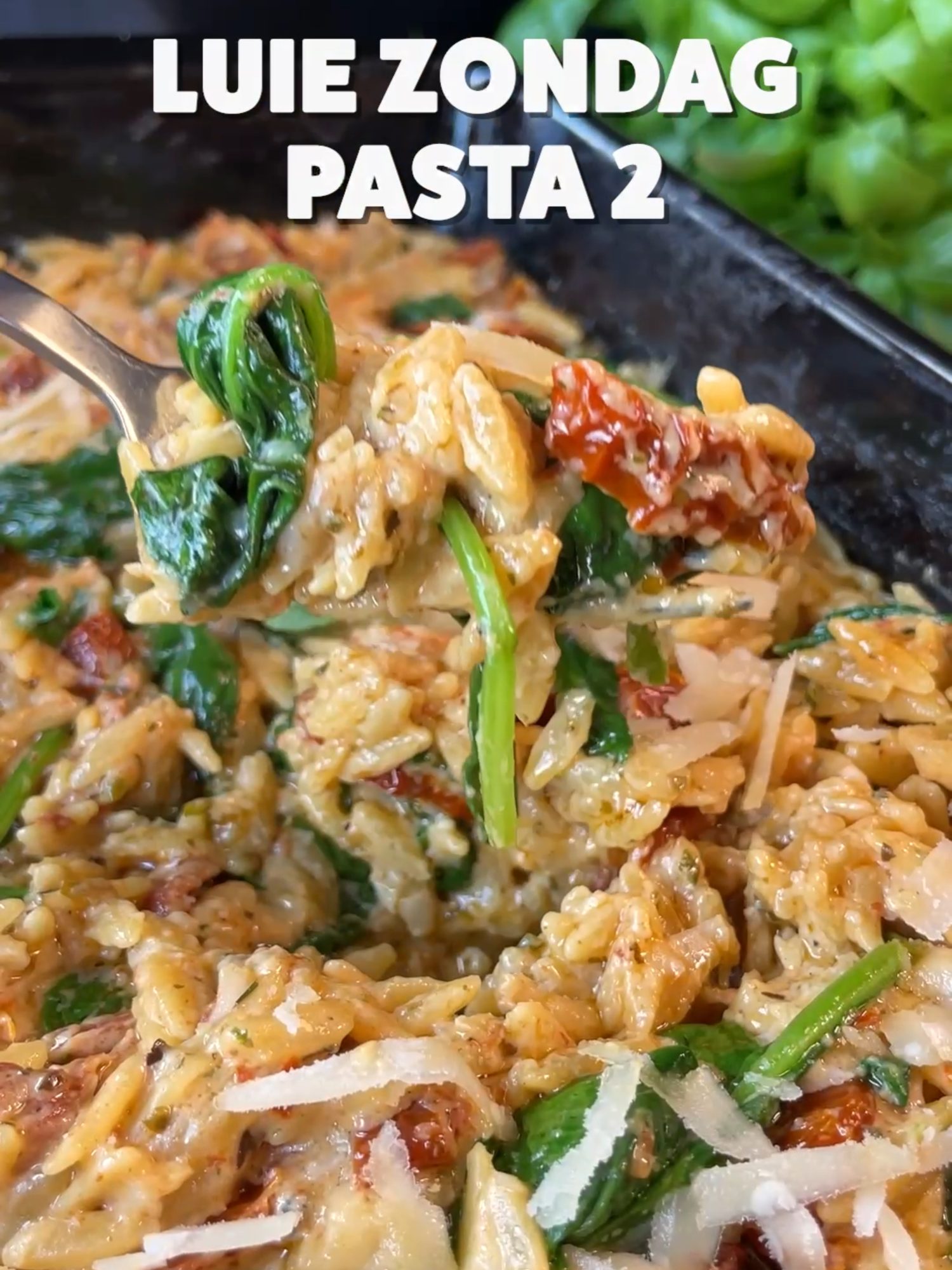 Lazy Sunday Pasta Version 2 (Orzo with Herb Cream Cheese)