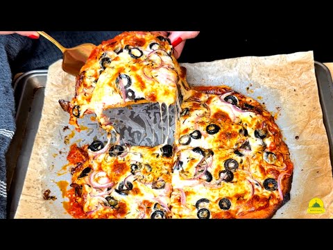 Healthy & Easy Red Lentil Pizza Crust