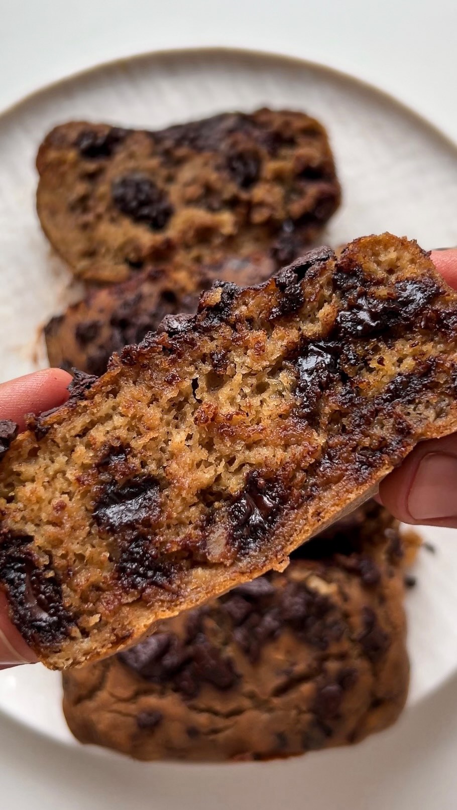 Healthy Eggless Chocolate Walnut Banana Bread