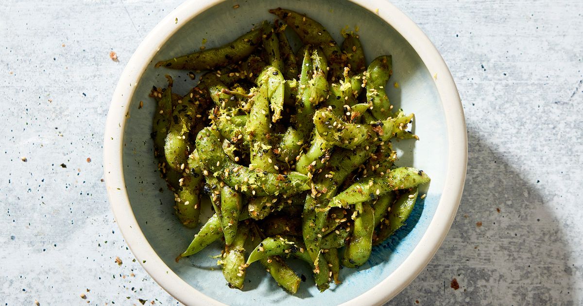 Butter-and-Furikake Edamame