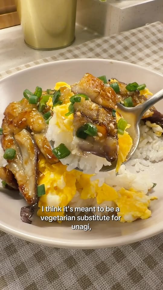 Easy and Addictive Eggplant Rice Bowl