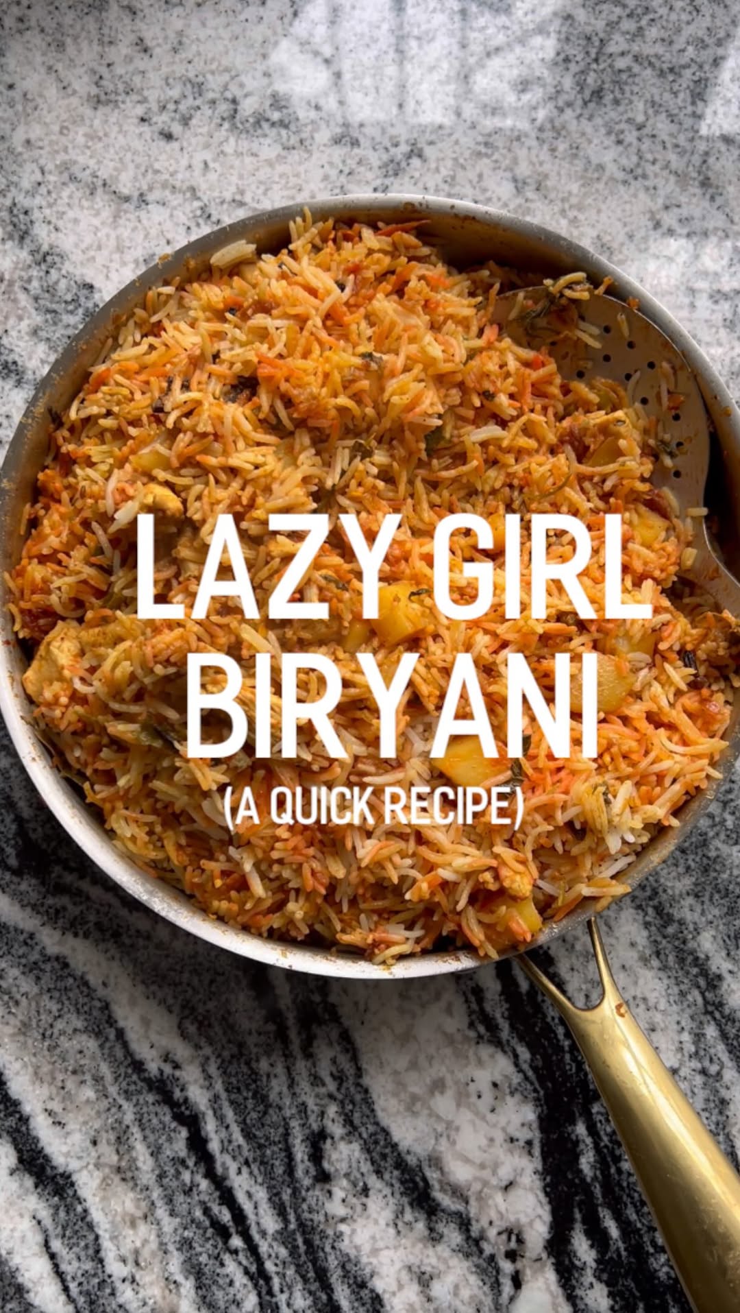 Lazy Chicken Biryani