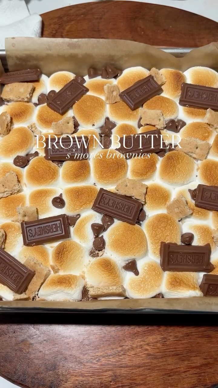 Brown Butter S'mores Brownies