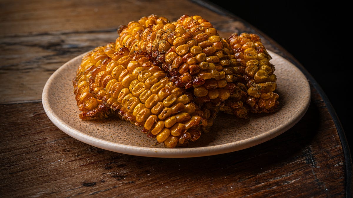 Fallow Corn Ribs with Kombu Seasoning