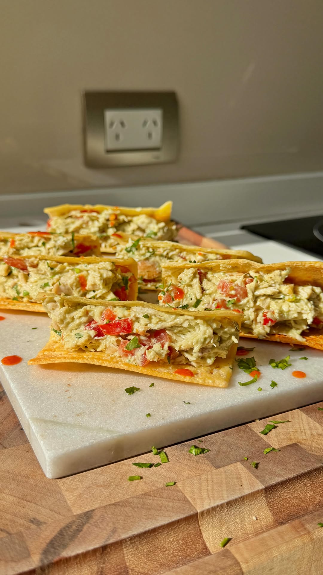 Danbo Cheese and Chicken Taquitos