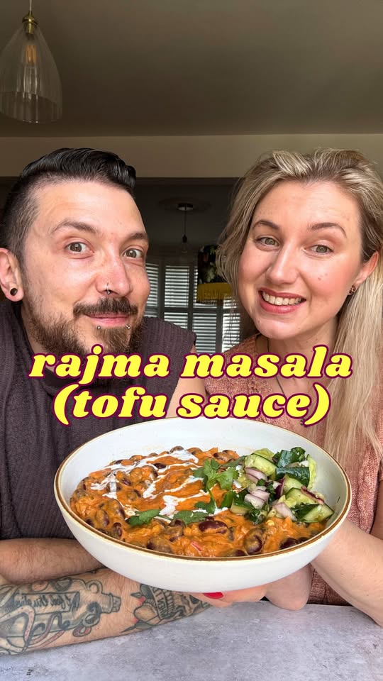Rajma Masala with Tofu Sauce