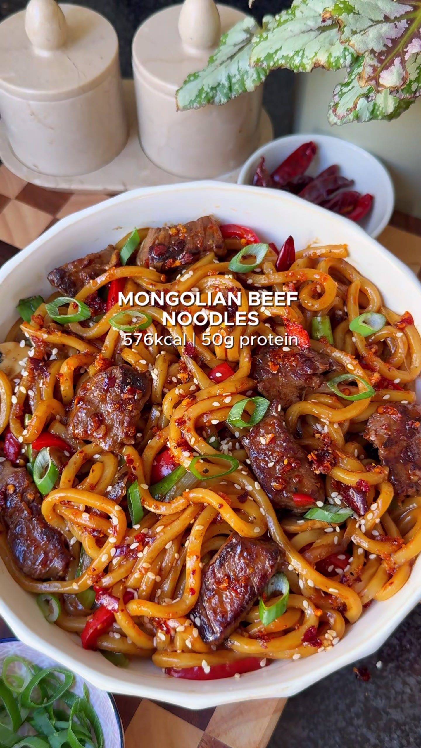 Mongolian Beef Noodles