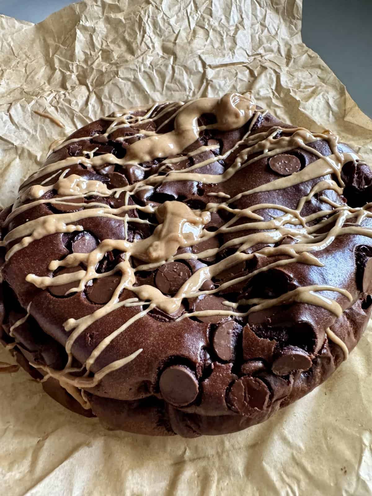 Lighter Chocolate Cottage Cheese Cheesecake