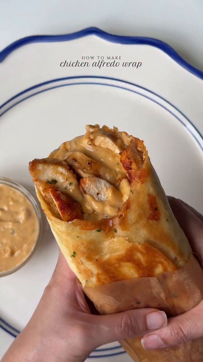 Chicken Alfredo Wrap
