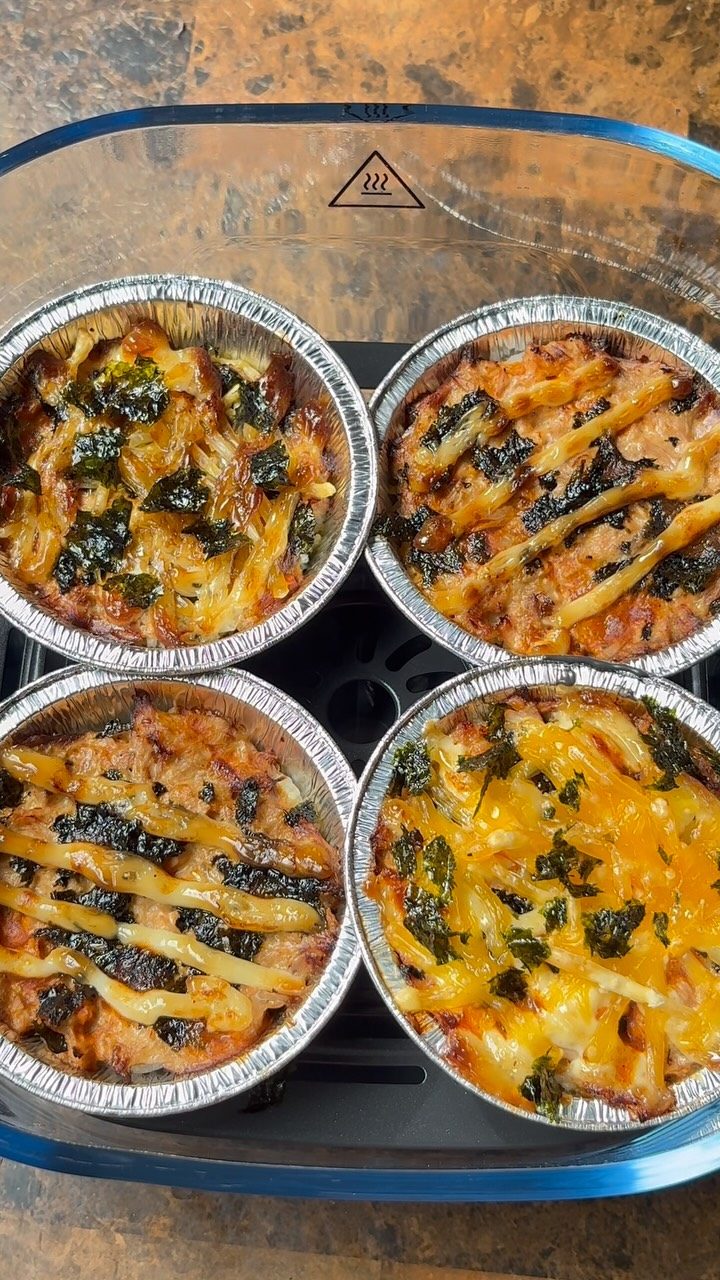 Air Fryer Tuna Sushi Bake