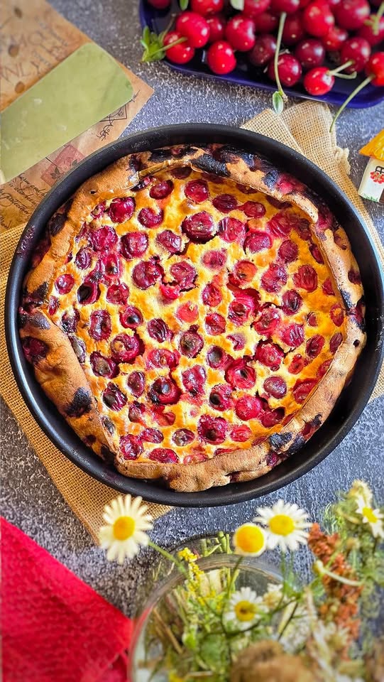 Sour Cherry Clafoutis
