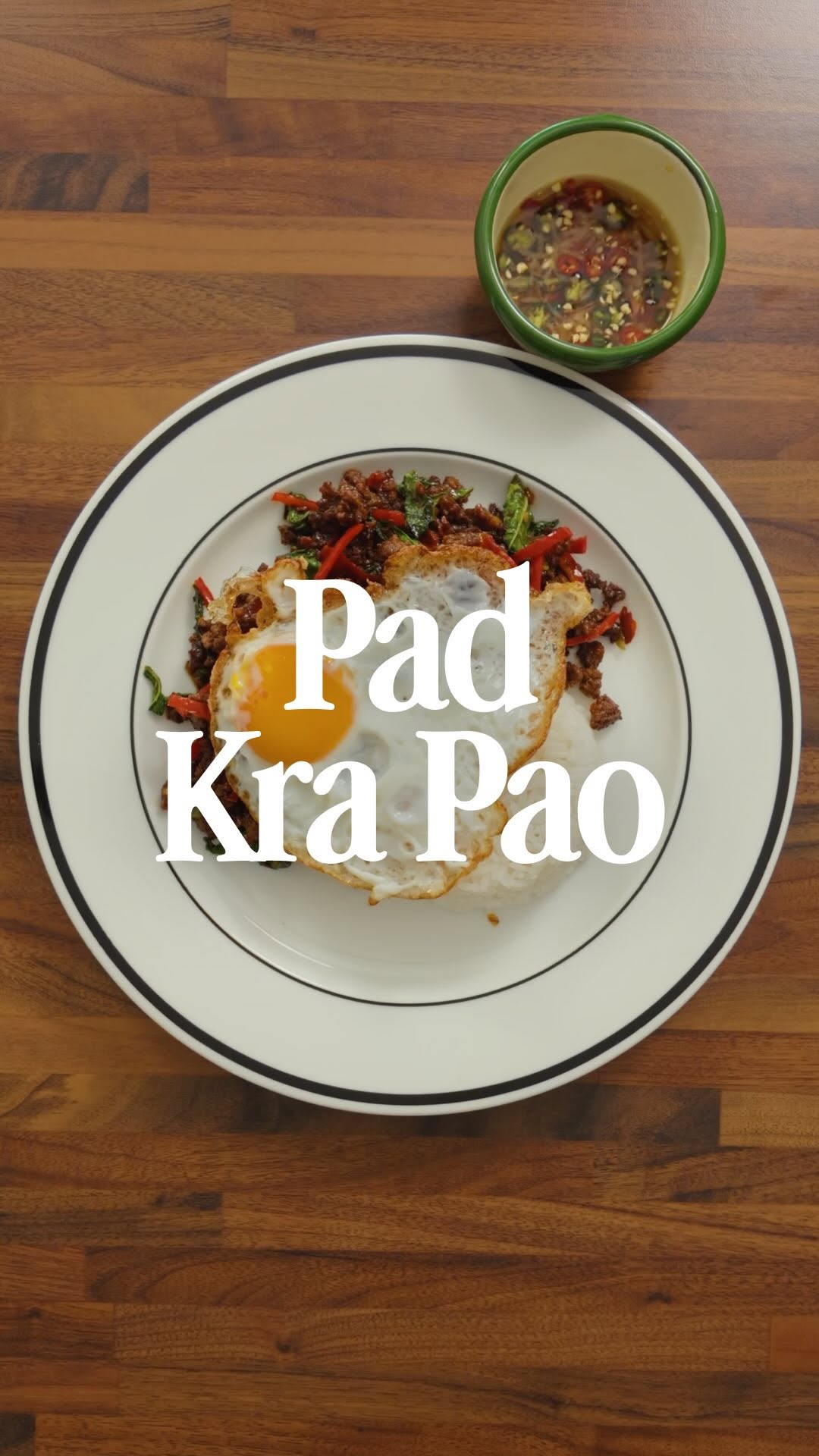 Pad Kra Pao (Thai Basil Beef Stir-Fry)
