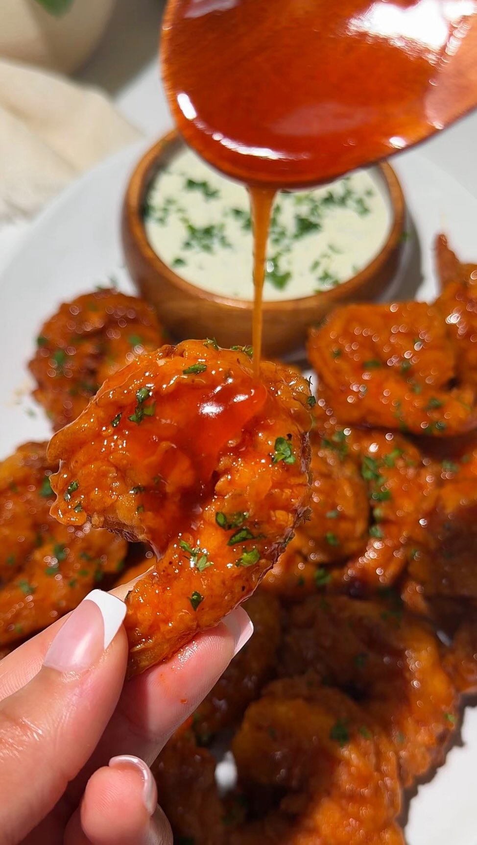 Hot Honey Fried Shrimp