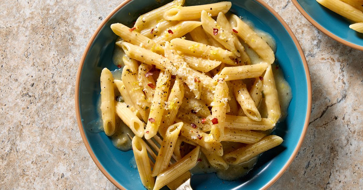 Cold-Start Pasta with Lemon Umami Butter