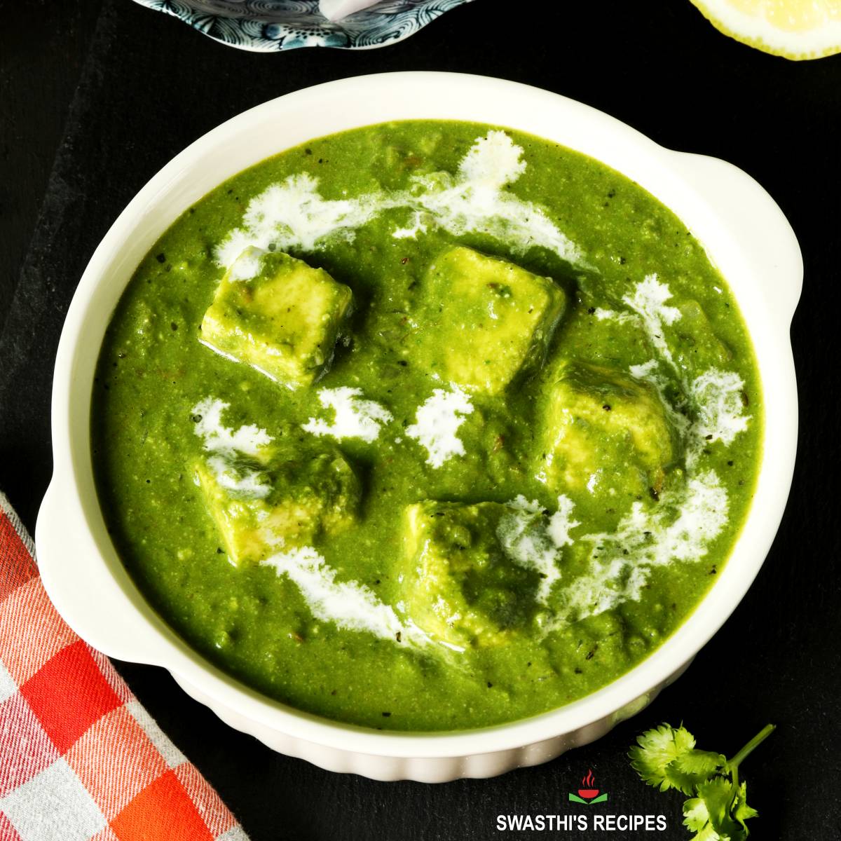 Palak Paneer (Indian Spinach Paneer)