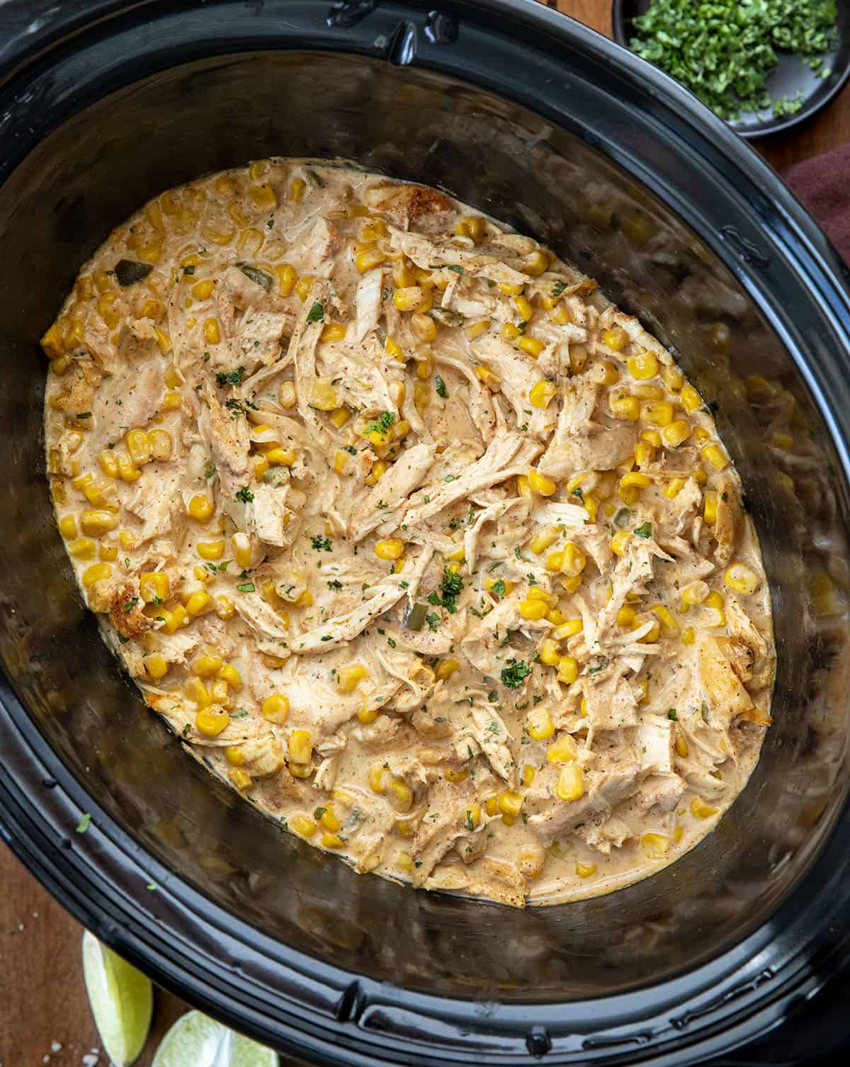 Slow Cooker Street Corn Chicken