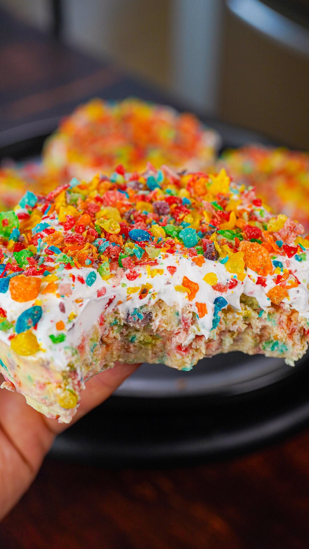 Fruity Pebble Protein Cheesecake Cookies