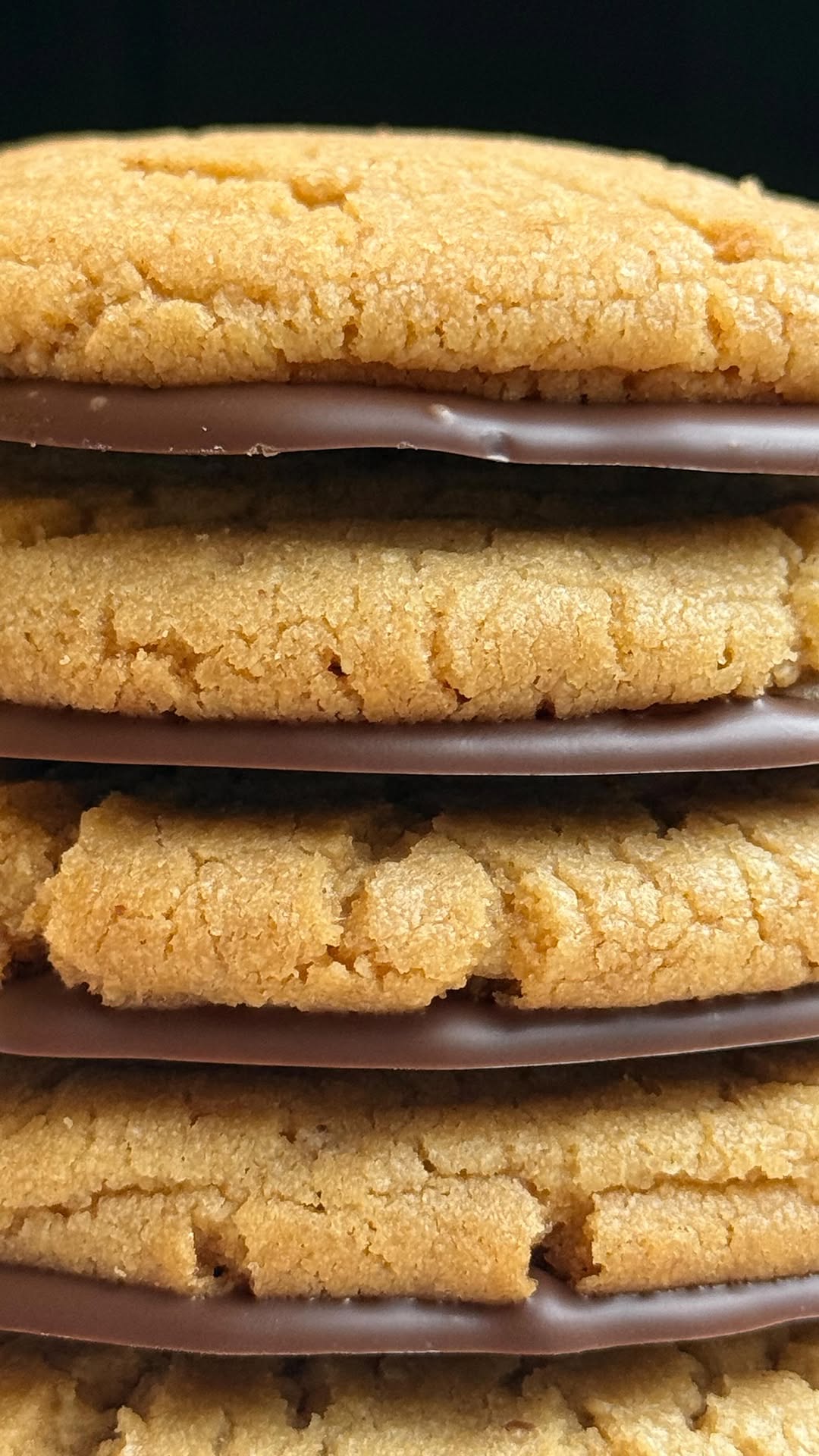 Chocolate-Dipped Peanut Butter Cookies