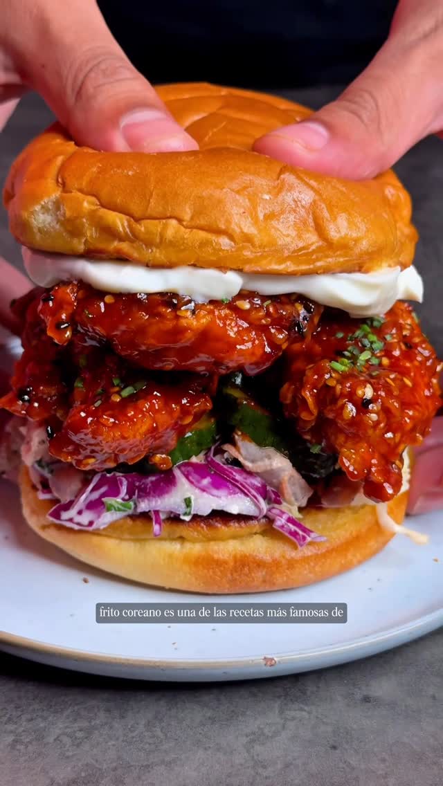 Korean Fried Chicken Sandwich