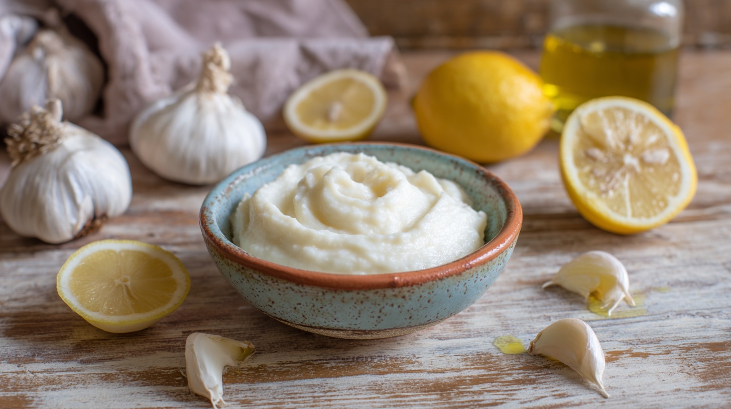 Toum – Lebanese Garlic Cream
