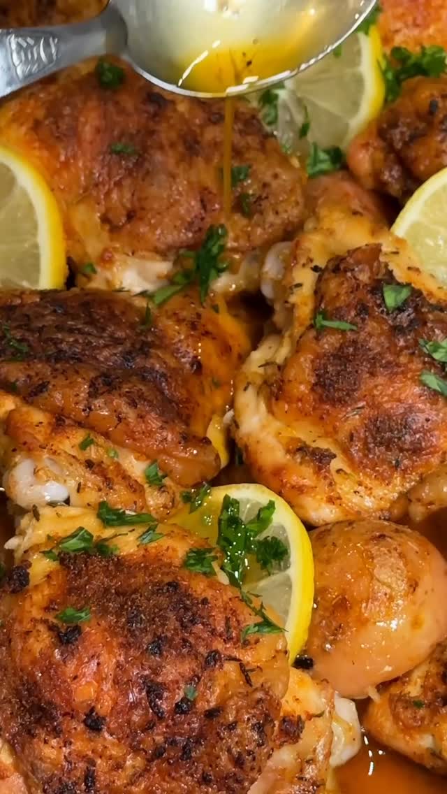 Lemon Garlic Chicken & Potatoes