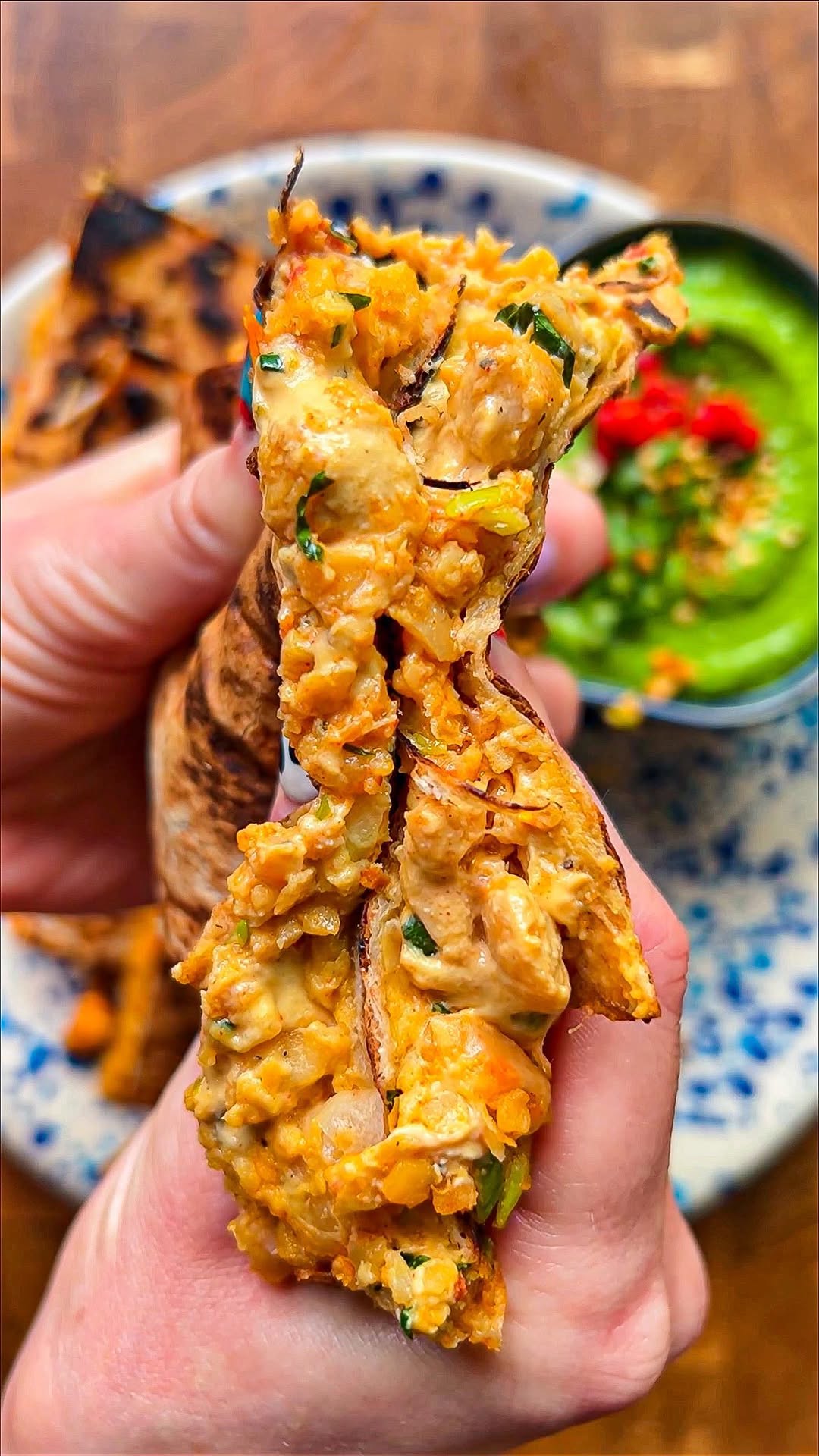 Cheesy Chickpea Quesadillas