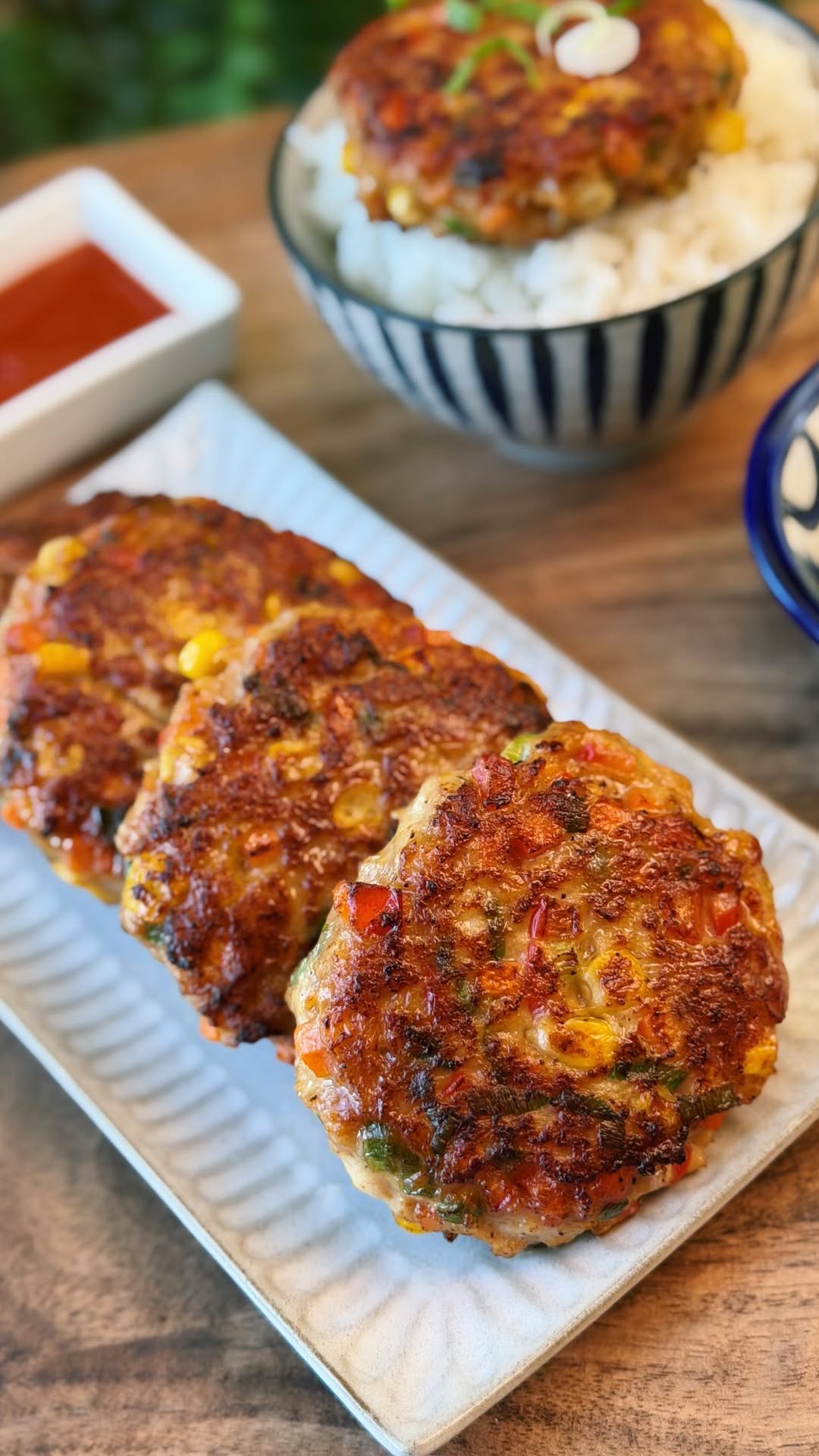 High Protein Veggie-Packed Chicken Patties