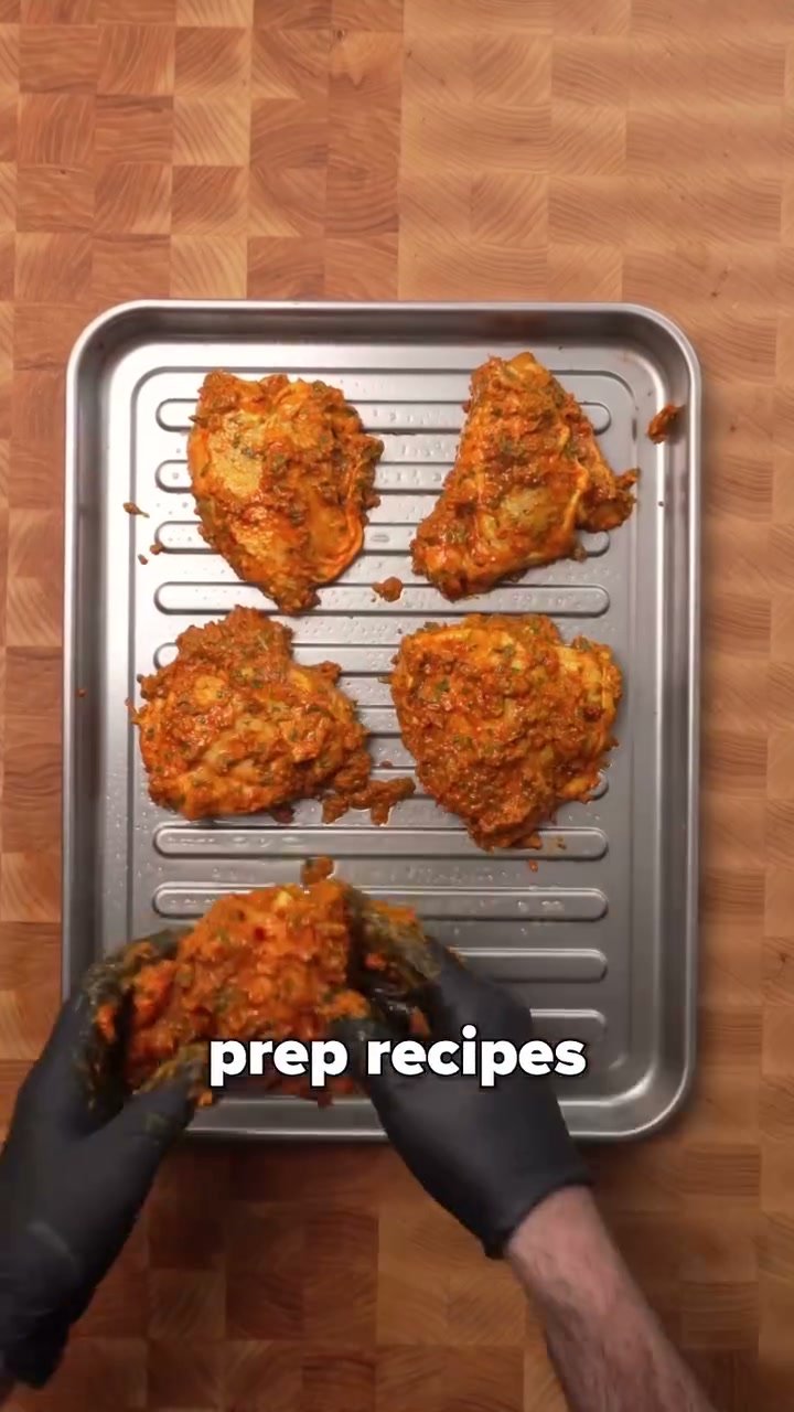 Weeknight Air Fryer Harissa Chicken Thighs