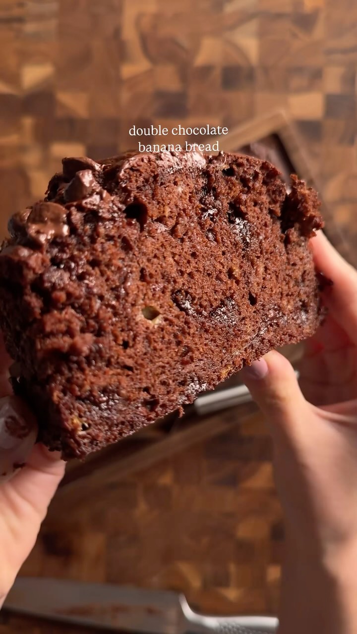 Double Chocolate Banana Bread