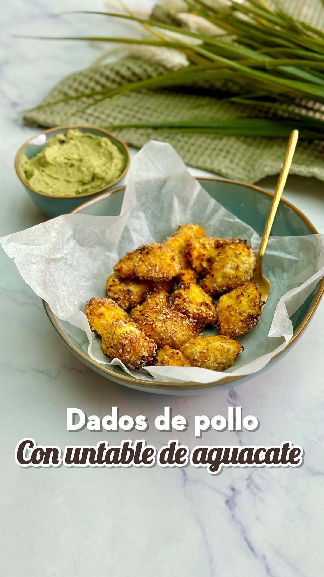 Chicken Bites with Avocado Spread